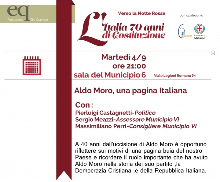 Aldo Moro anniversario